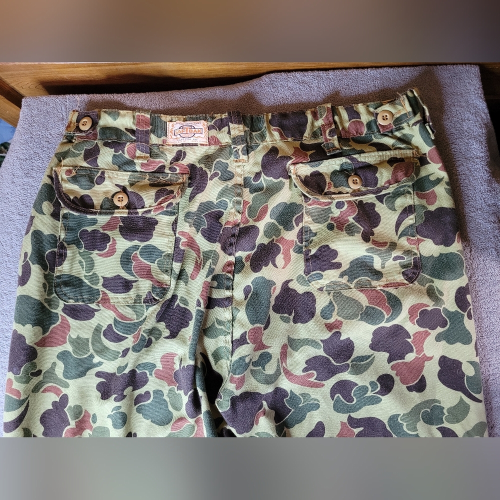 Vintage SafTbak Pants Mens 36x29 Duck Camo Hunting Canvas Altoona PA USA - Picture 7 of 10